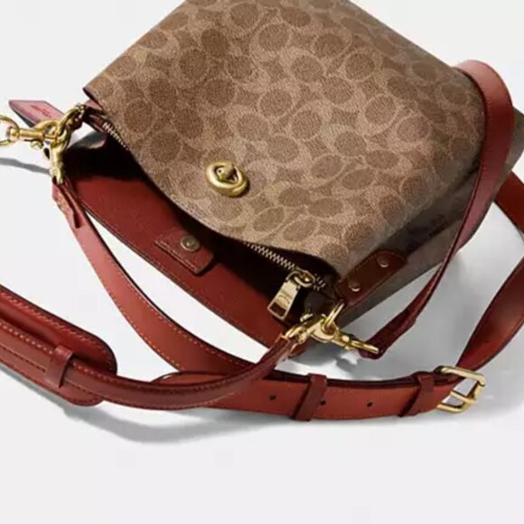 Coach - Willow Twist-Lock Shoulder Bag - Picture 3 of 14